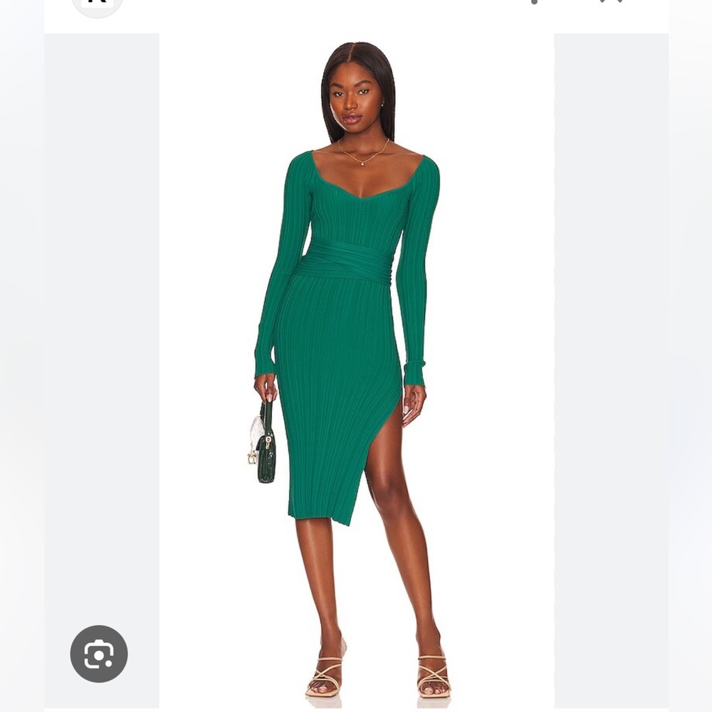 Revolve V neck midi dress